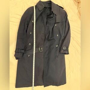 Dark Navy Trench Coat